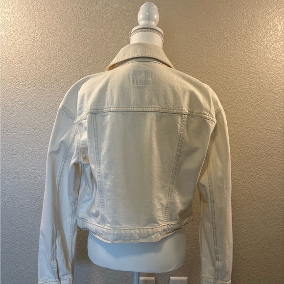 Old Navy Cream Jacket Women’s Size Medium - Picture 2 of 8